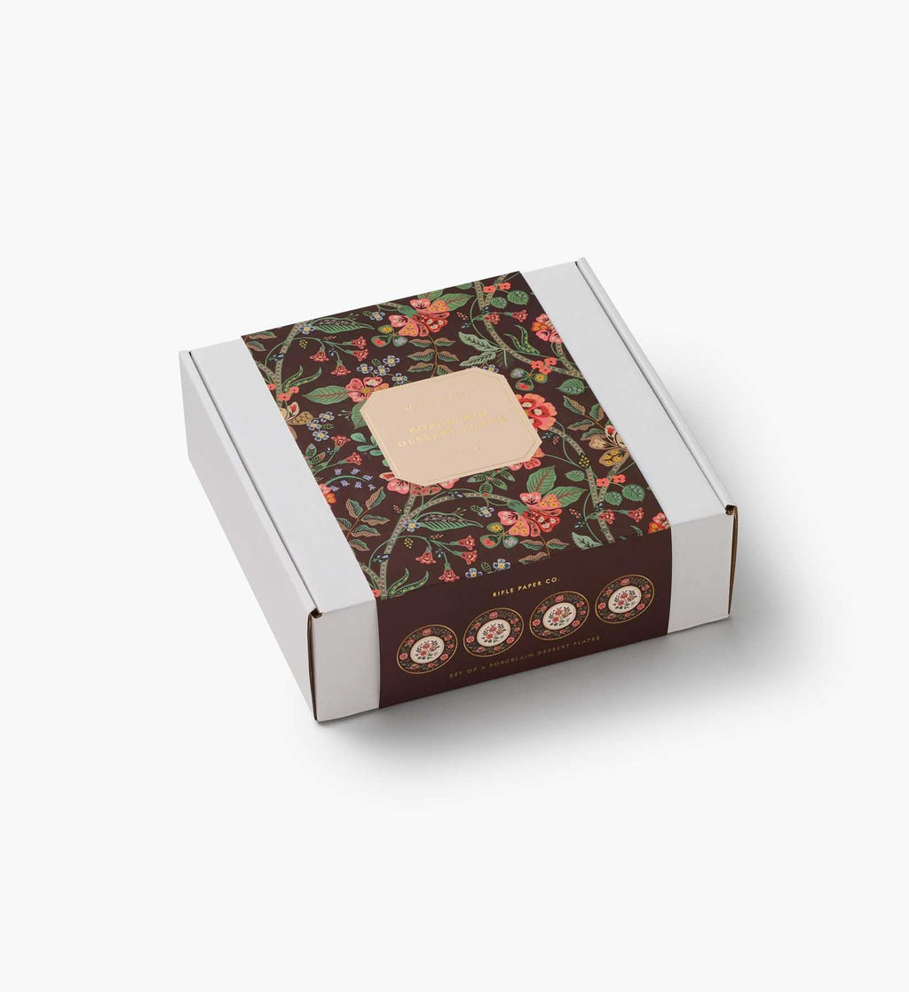 Porcelain Dessert Plate Set - Gracie