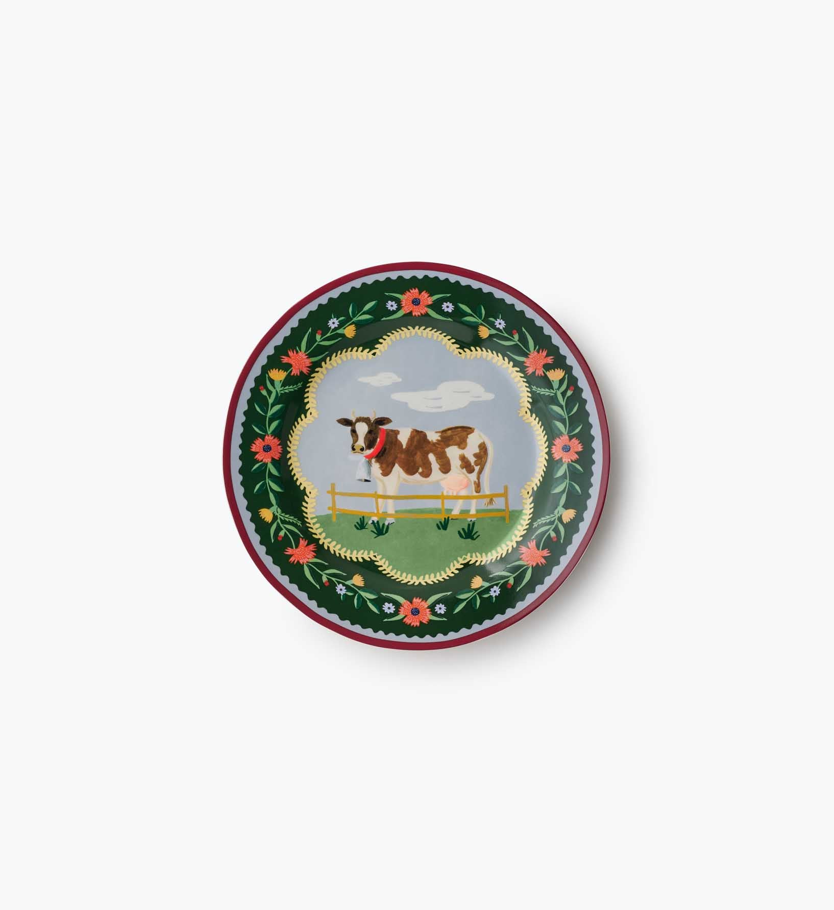 Porcelain Dessert Plate Set - Home Sweet Home