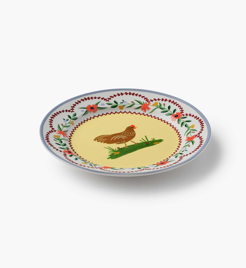 Porcelain Dessert Plate Set - Home Sweet Home